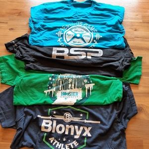 Men's Crossfit T-Shirt Lot (7)